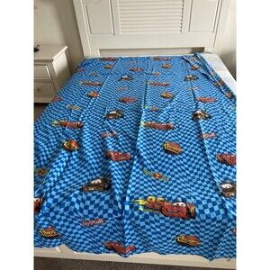 Jay Franco Cars Lightning Mc Queen Flat  Twin Size Flat Sheet